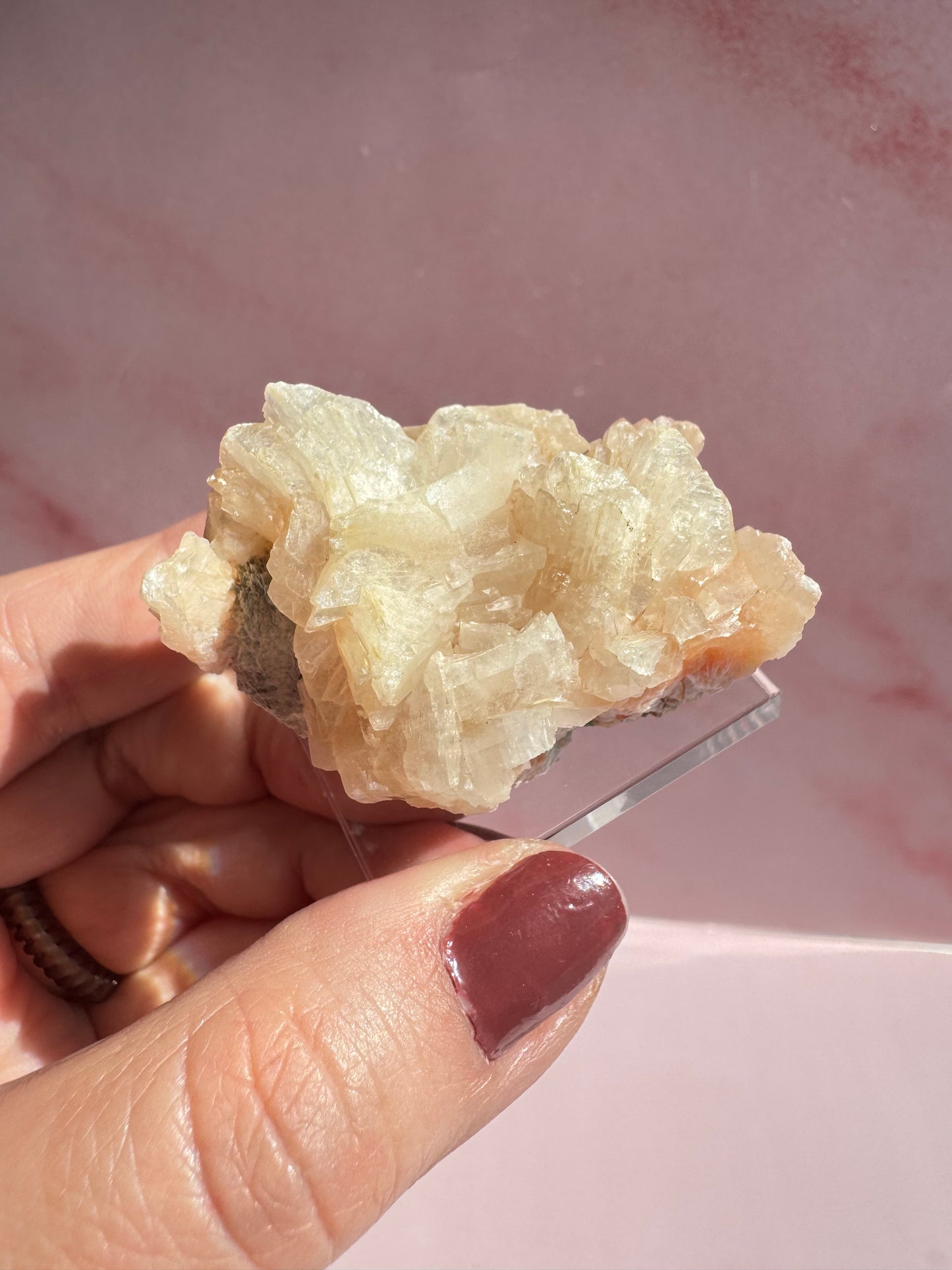 Apophyllite with Stilbite Cluster - Item C