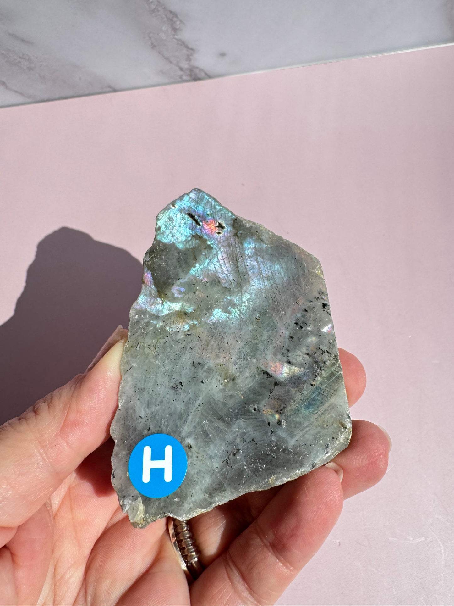 Labradorite Semi-Polished Slab - Item H