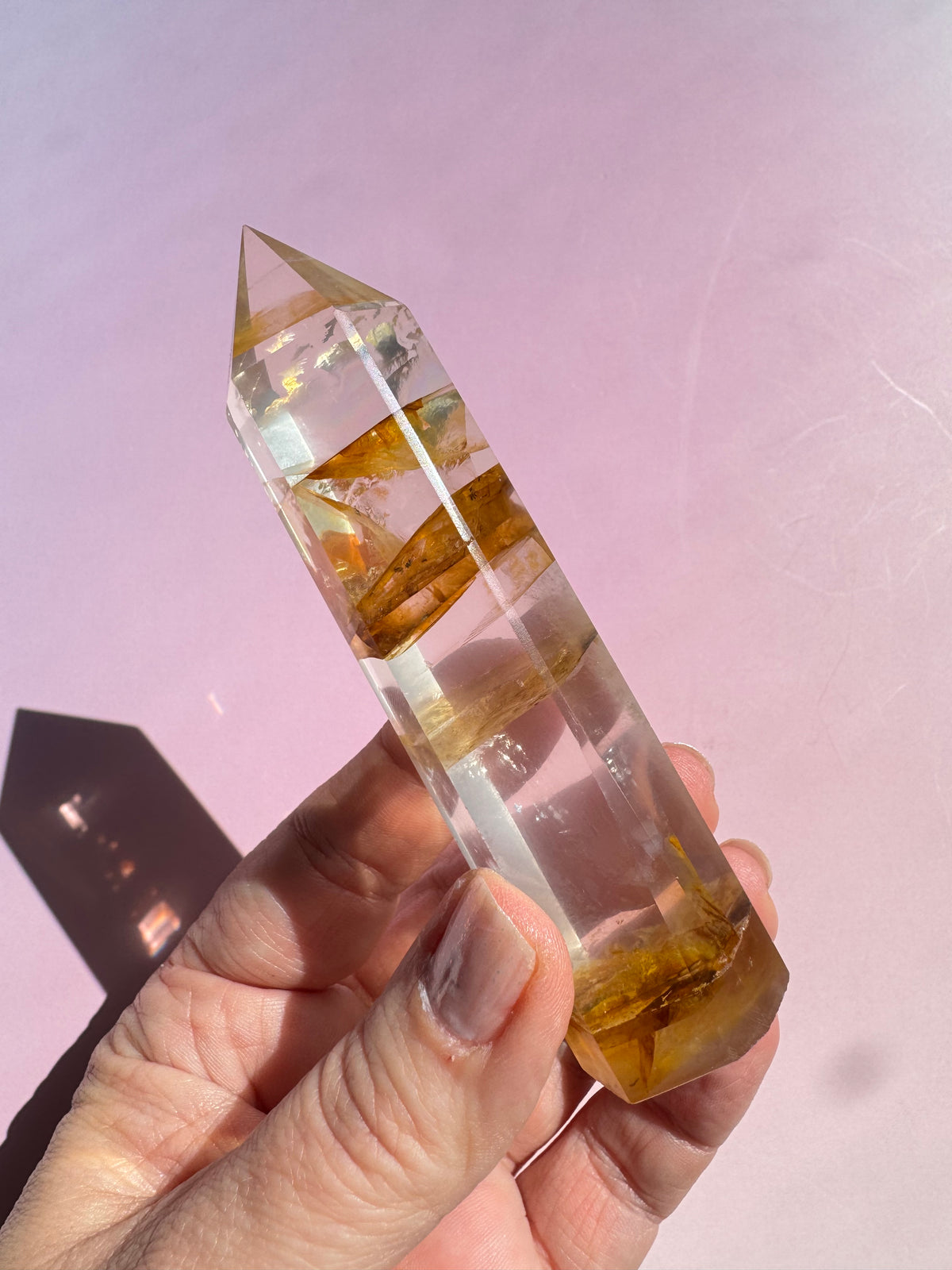 Golden Healer Quartz Tower