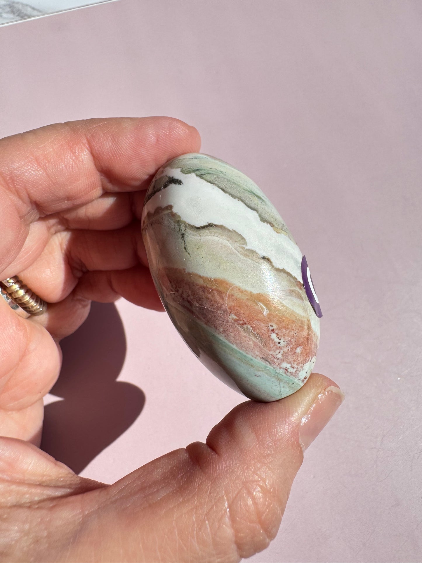 Unicorn Jasper Lingam - from India (Item Q)