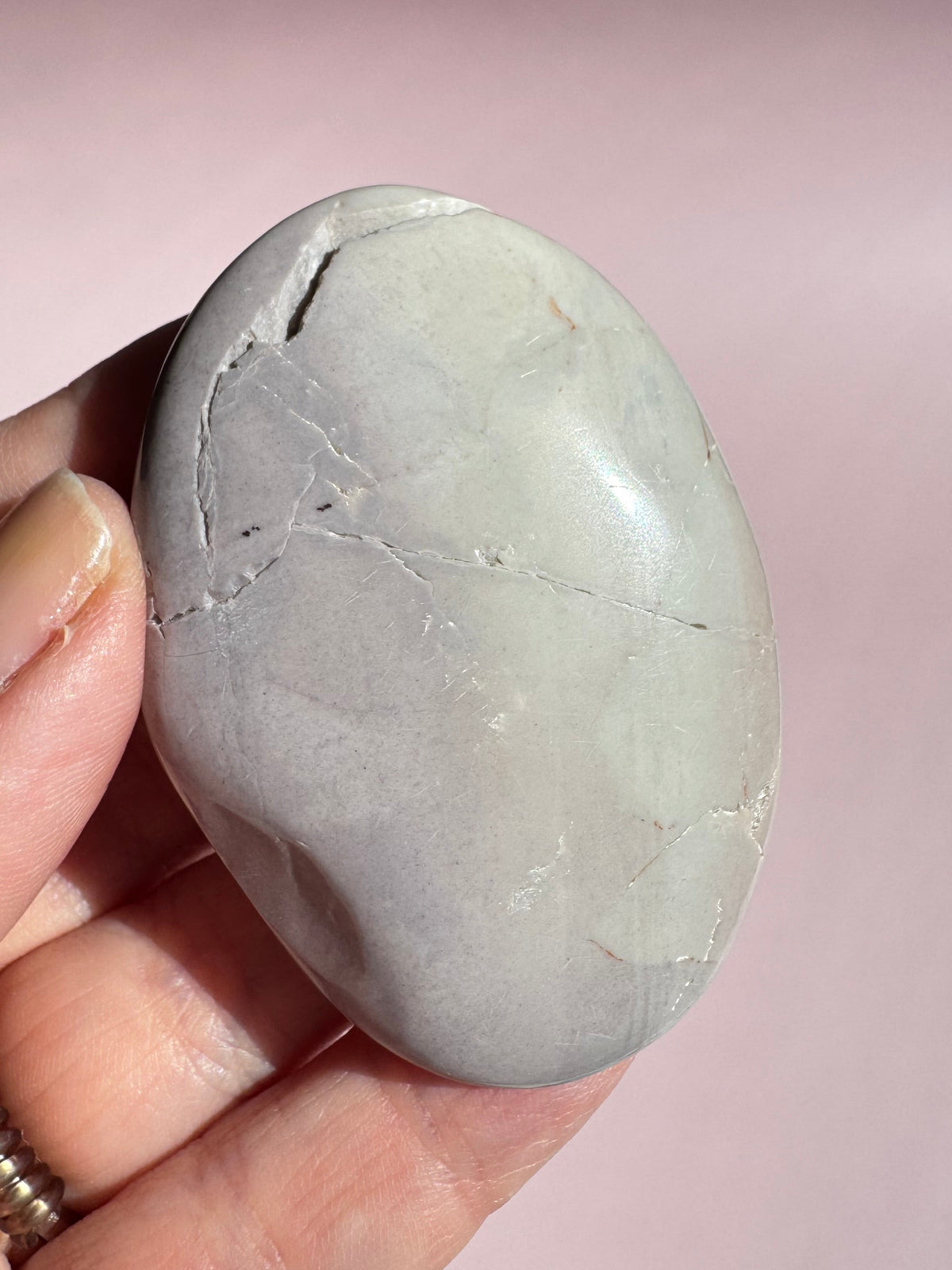 Hyacinth Jasper Palm Stone from Utah - ITEM Q