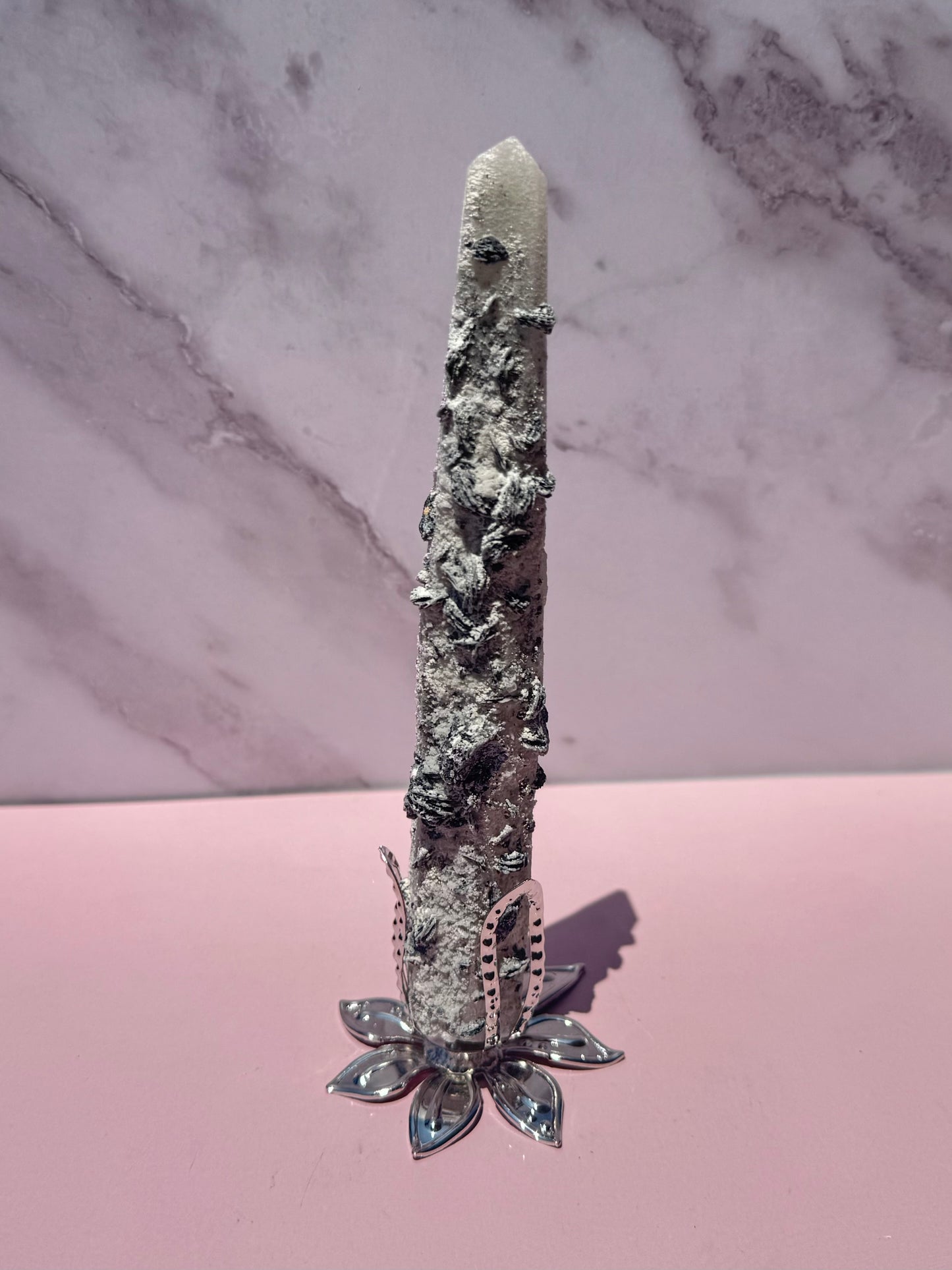 Inner Mongolian Candle Quartz with Specularite - Item C