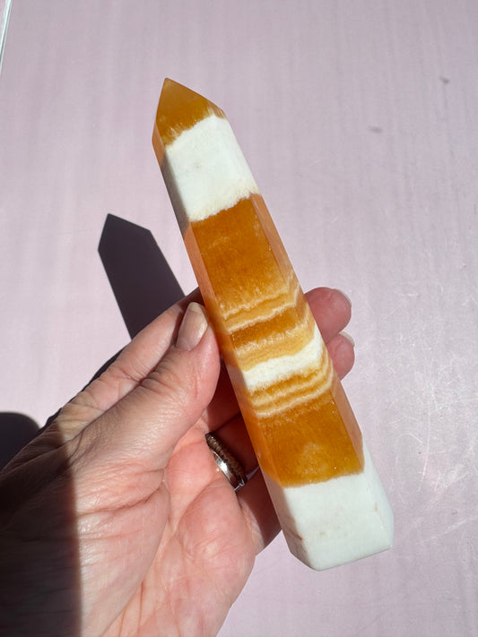 Orange Calcite Tower - Item E