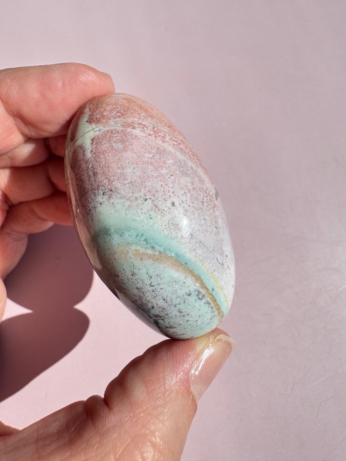 Unicorn Jasper Lingam - from India (Item T)