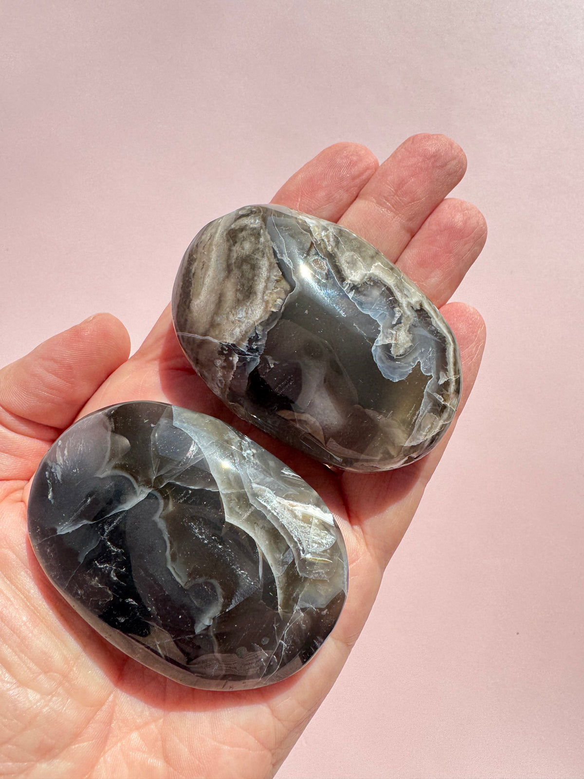 Volcano Agate Palm Stone