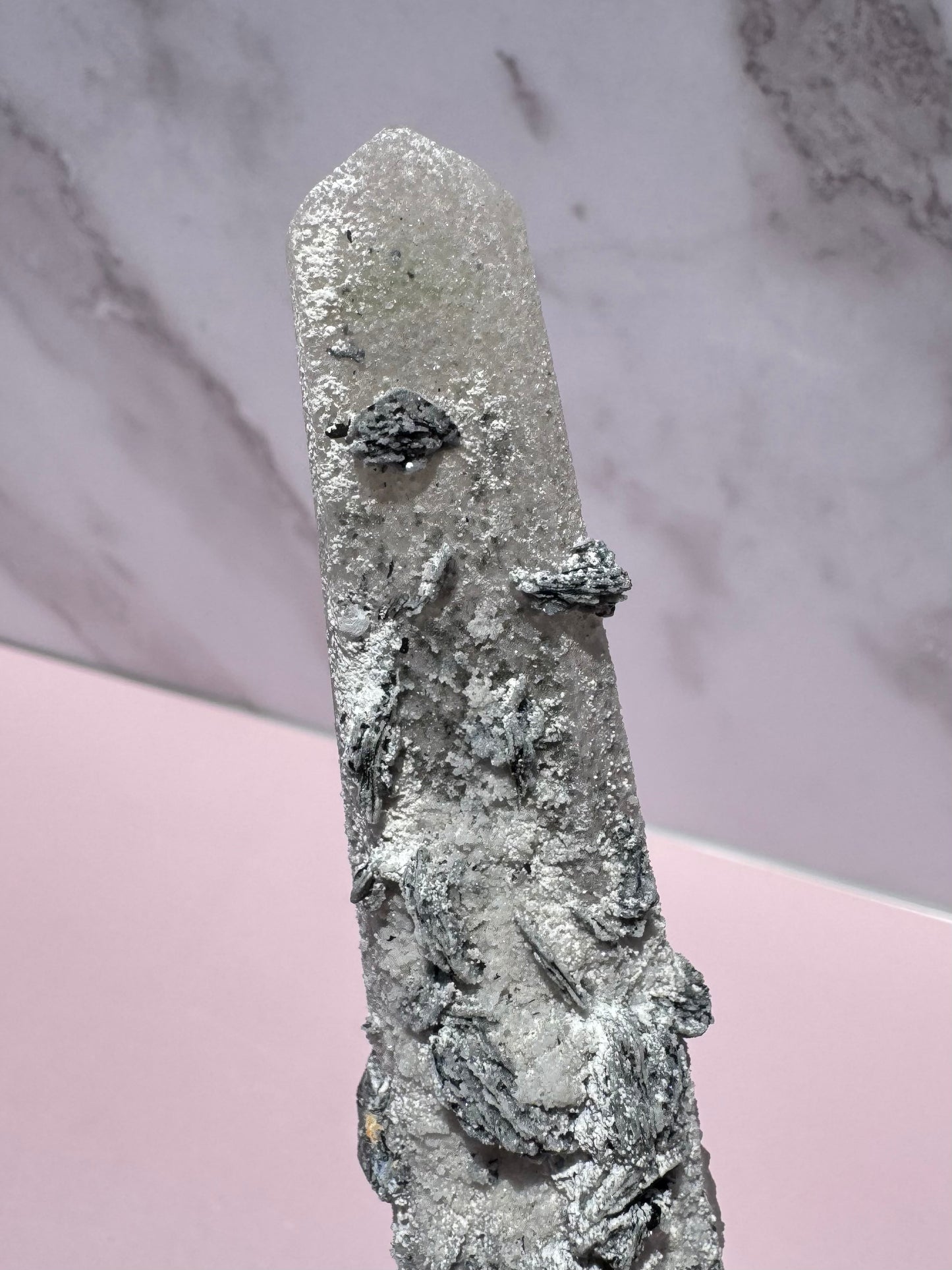Inner Mongolian Candle Quartz with Specularite - Item C