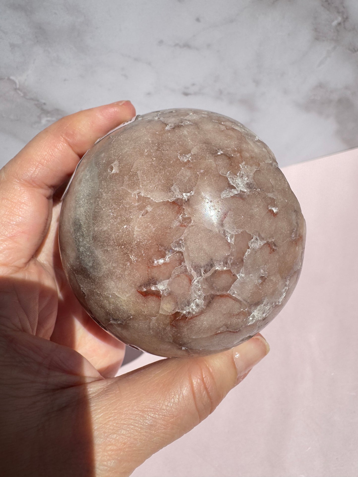 Pink Amethyst Sphere