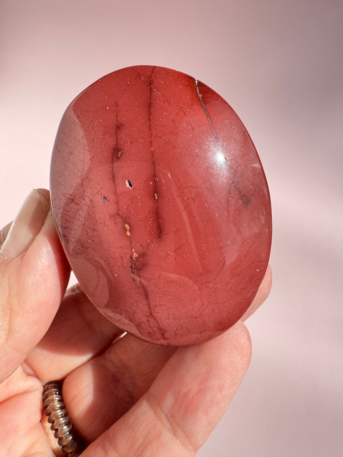 Mookaite Palm Stone - Item J