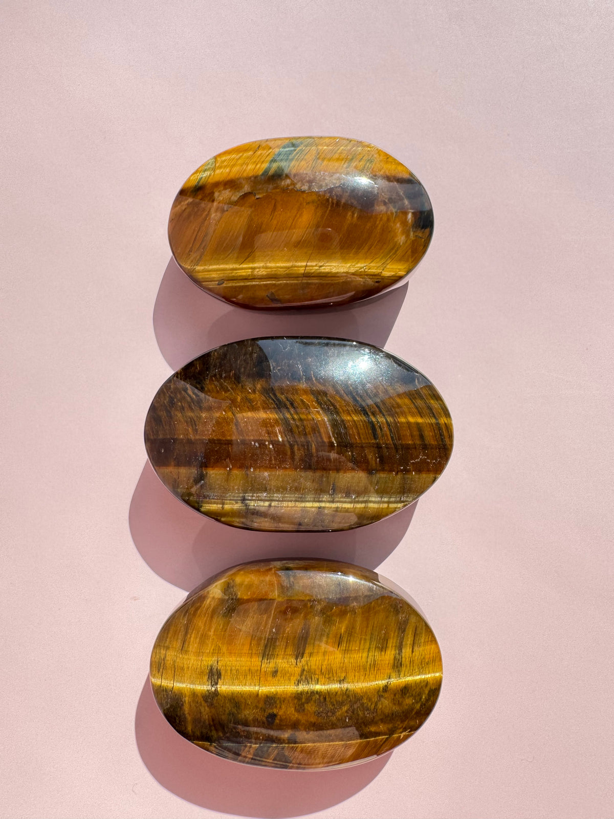 Dream Tiger's Eye Palm Stone