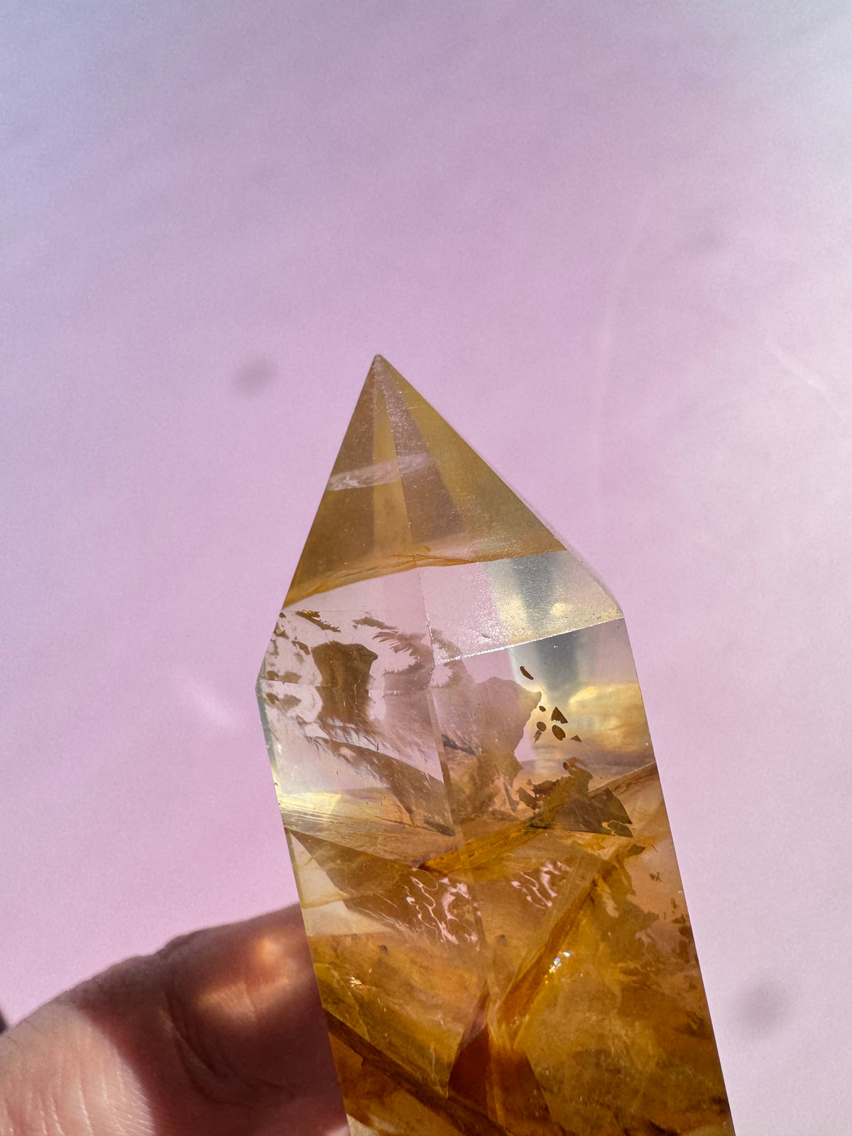 Golden Healer Quartz Tower
