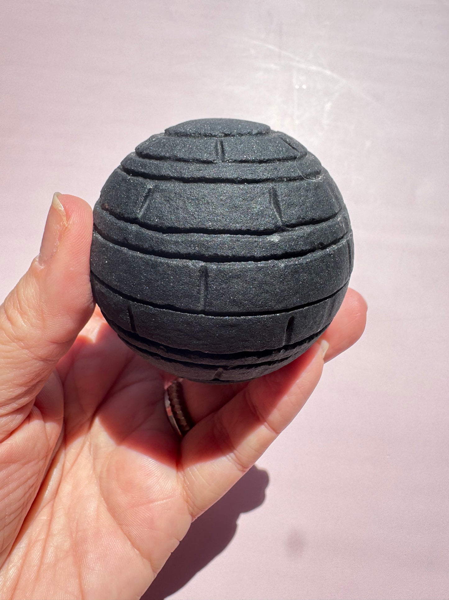 Obsidian Space Station Carving
