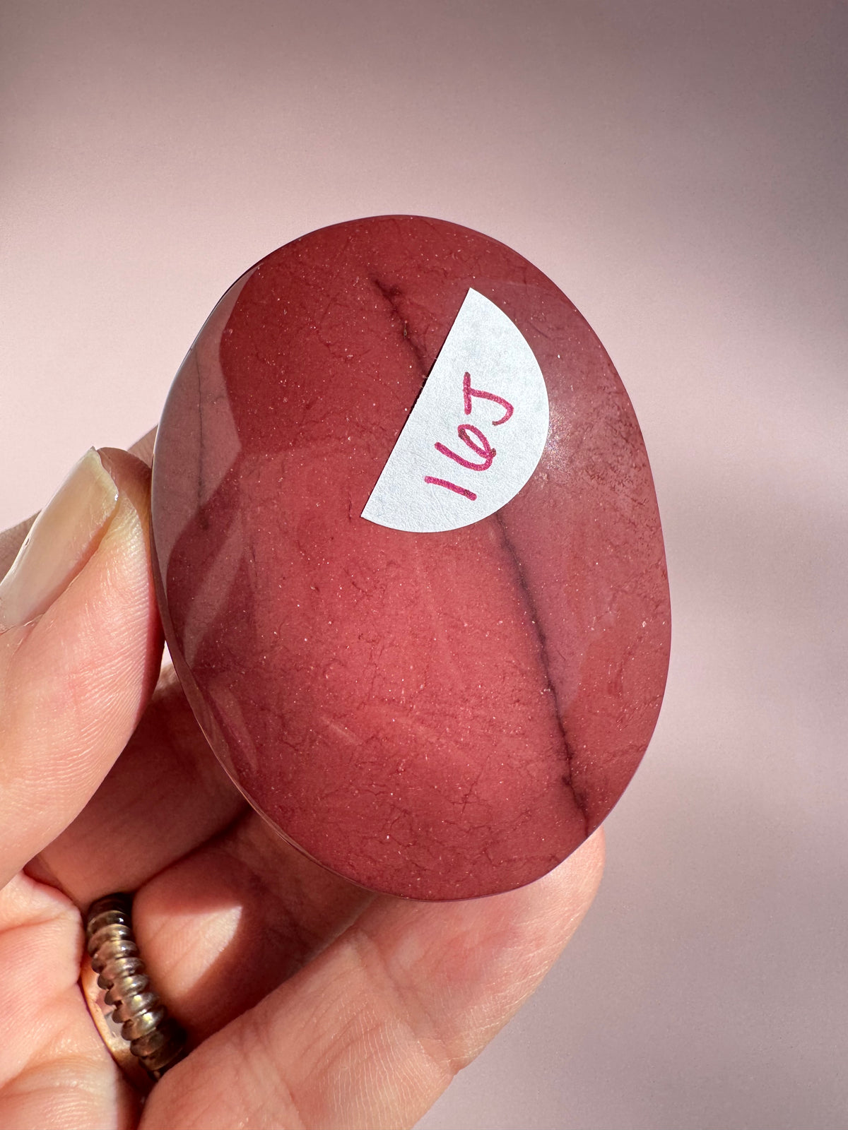 Mookaite Palm Stone - Item J