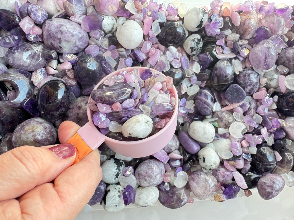 PURPLE MOONGLOW MIX Crystal Confetti Scoop