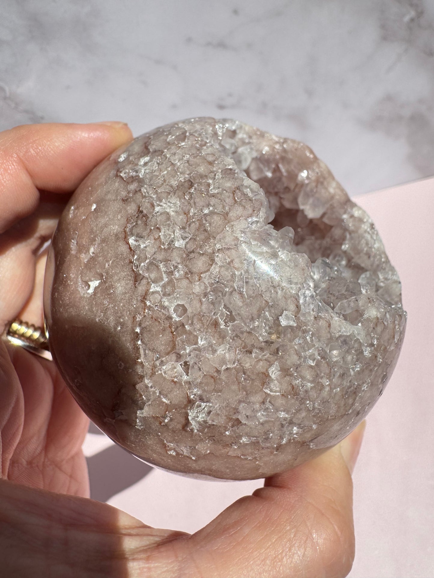 Pink Amethyst Sphere