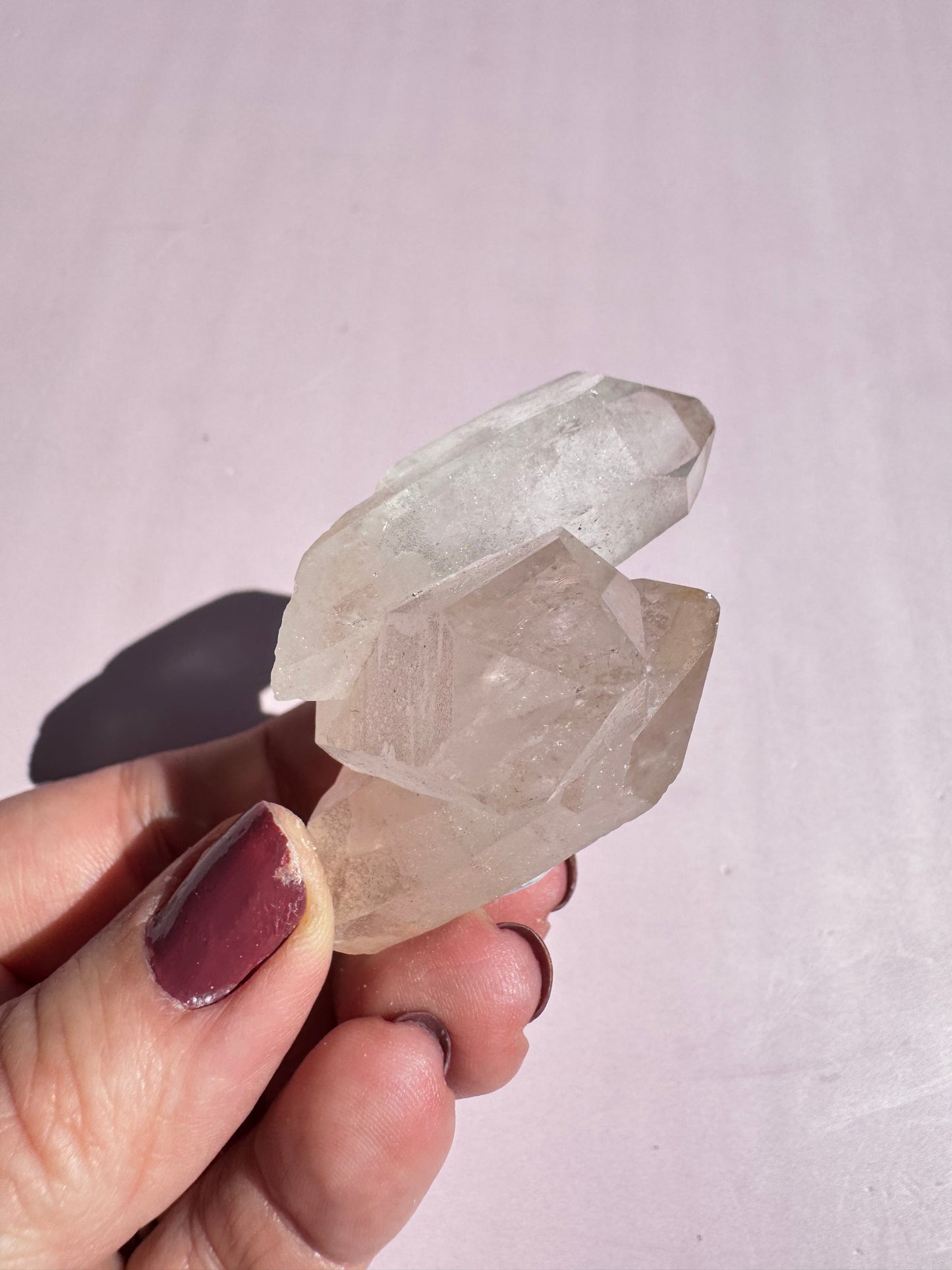 Pink Quartz Cluster - Item H