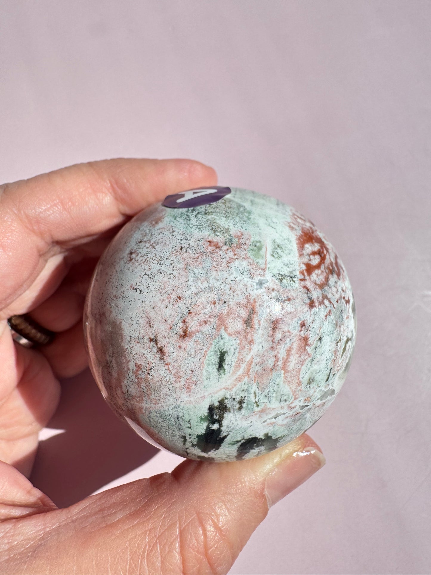 Unicorn Jasper Sphere - from India (Item A)