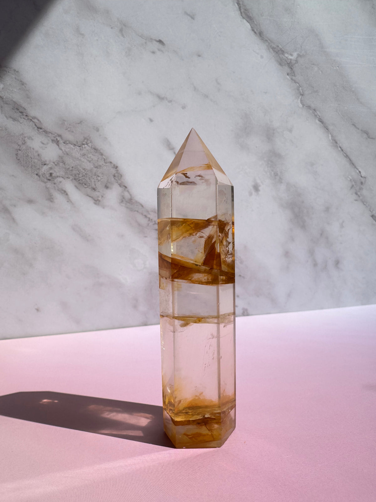Golden Healer Quartz Tower