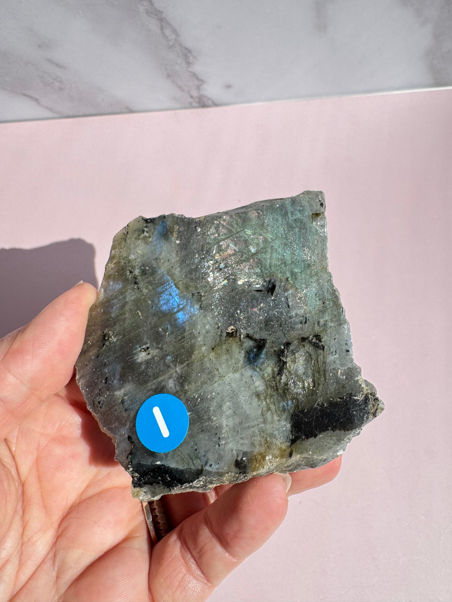 Labradorite Semi-Polished Slab - Item I
