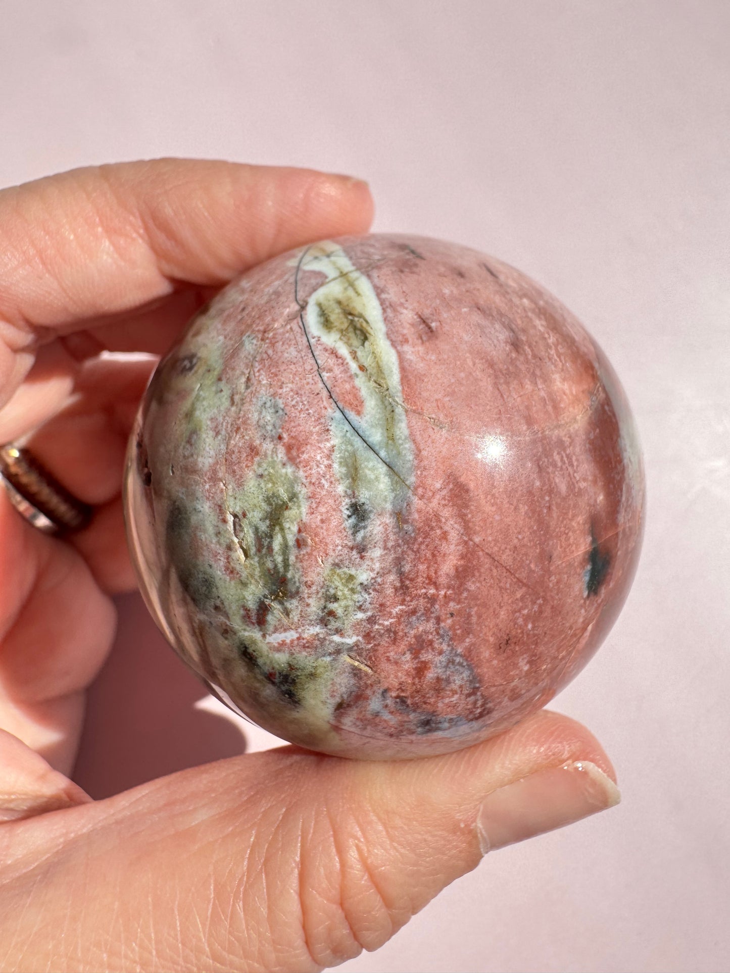 Unicorn Jasper Sphere - from India (Item F)