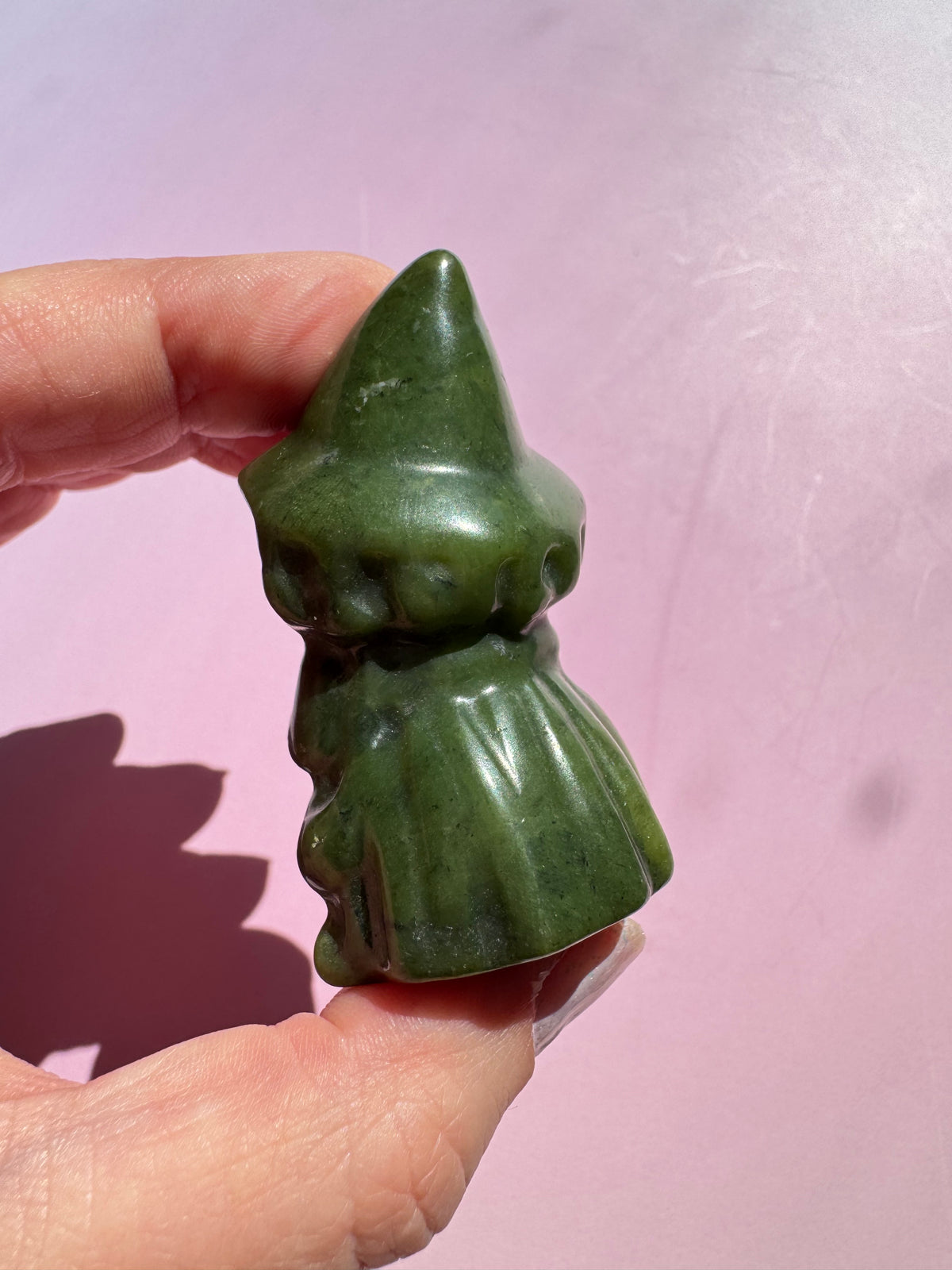 Serpentine Witch Carving