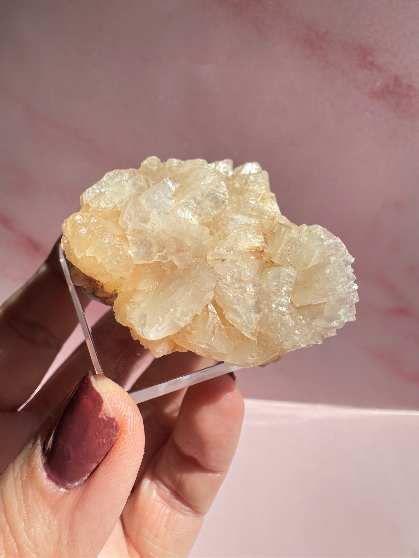 Apophyllite with Stilbite Cluster - Item E
