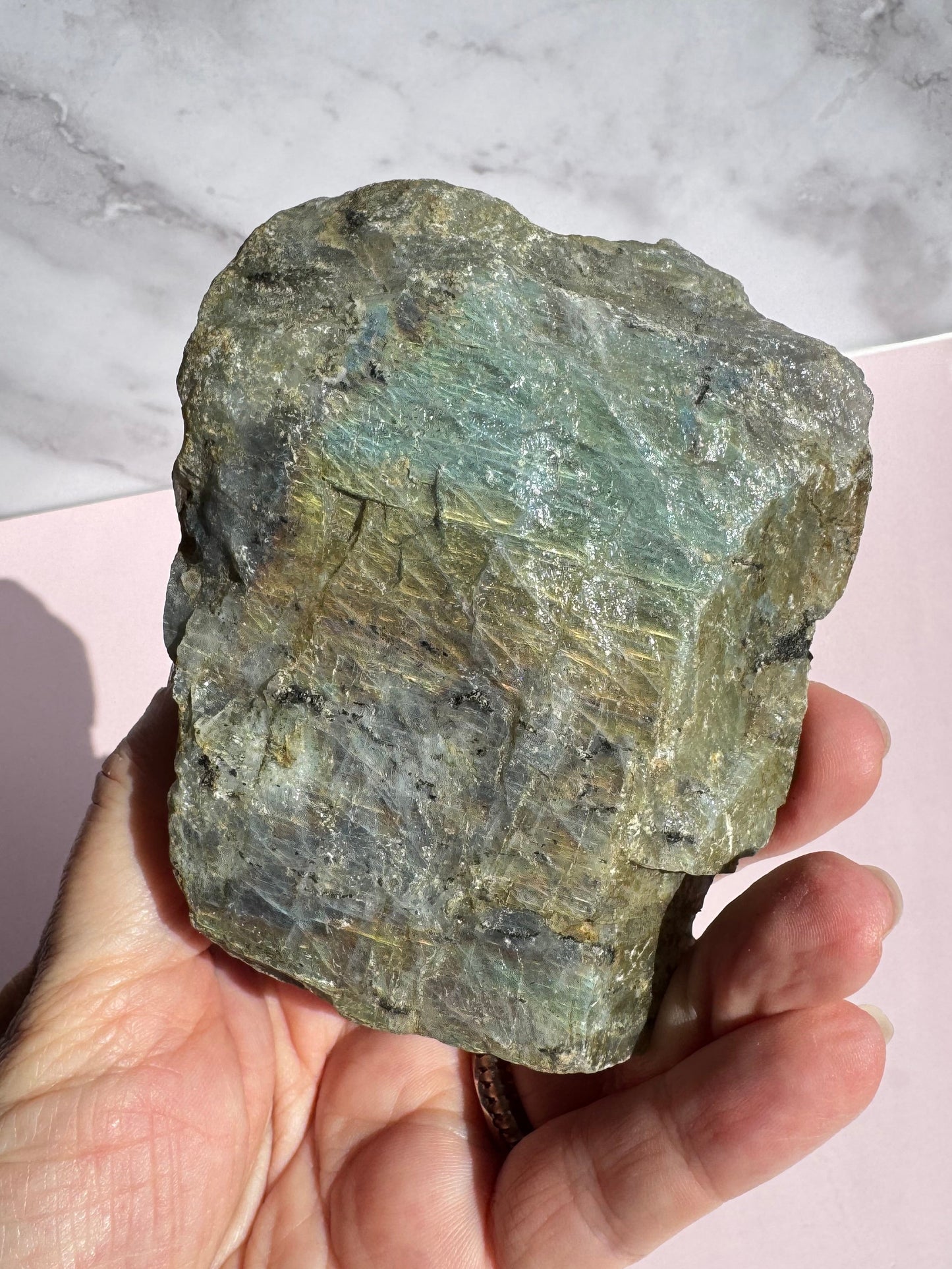 Labradorite Semi-Polished Slab - Item L