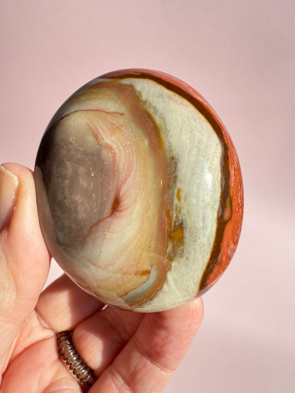 Polychrome Jasper Palm Stone - Item L