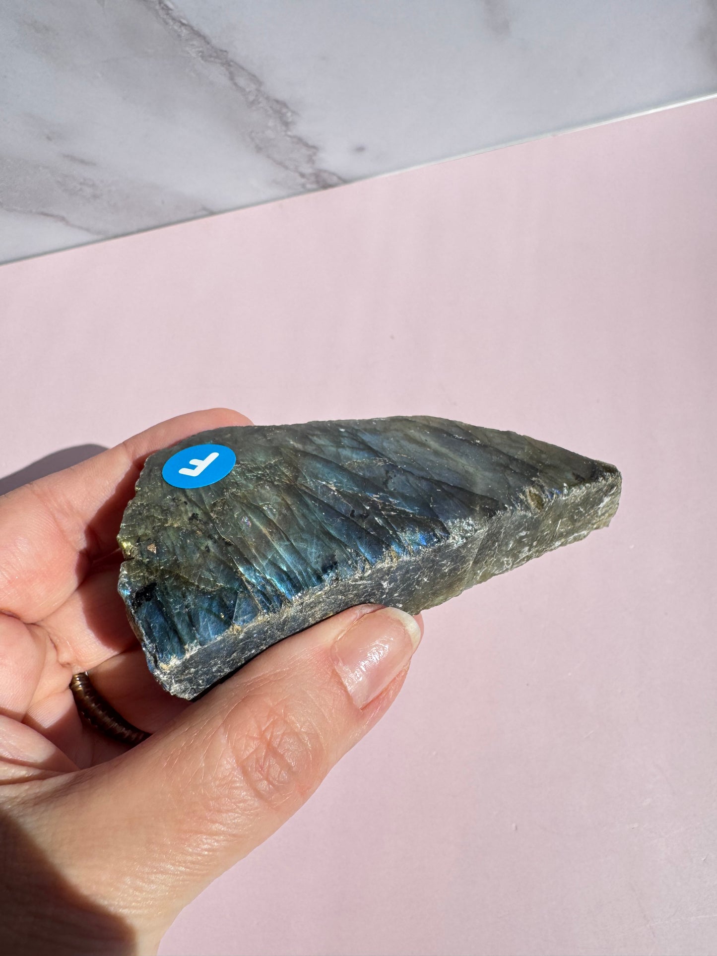 Labradorite Semi-Polished Slab - Item F
