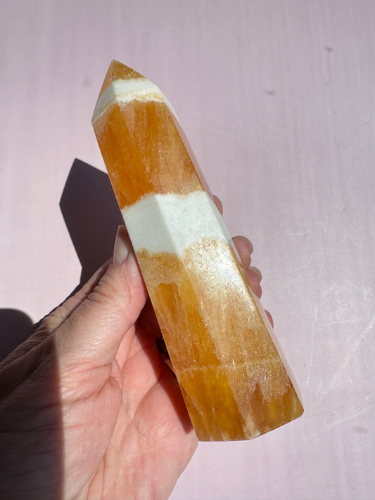 Orange Calcite Tower - Item F