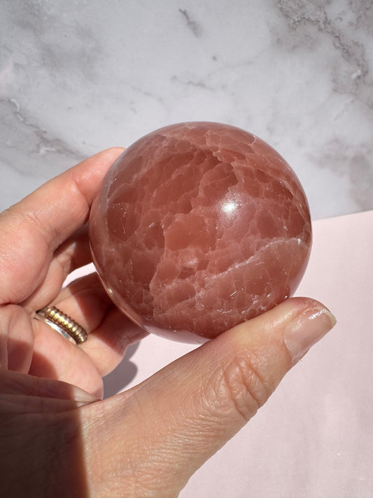 Rose Calcite Sphere