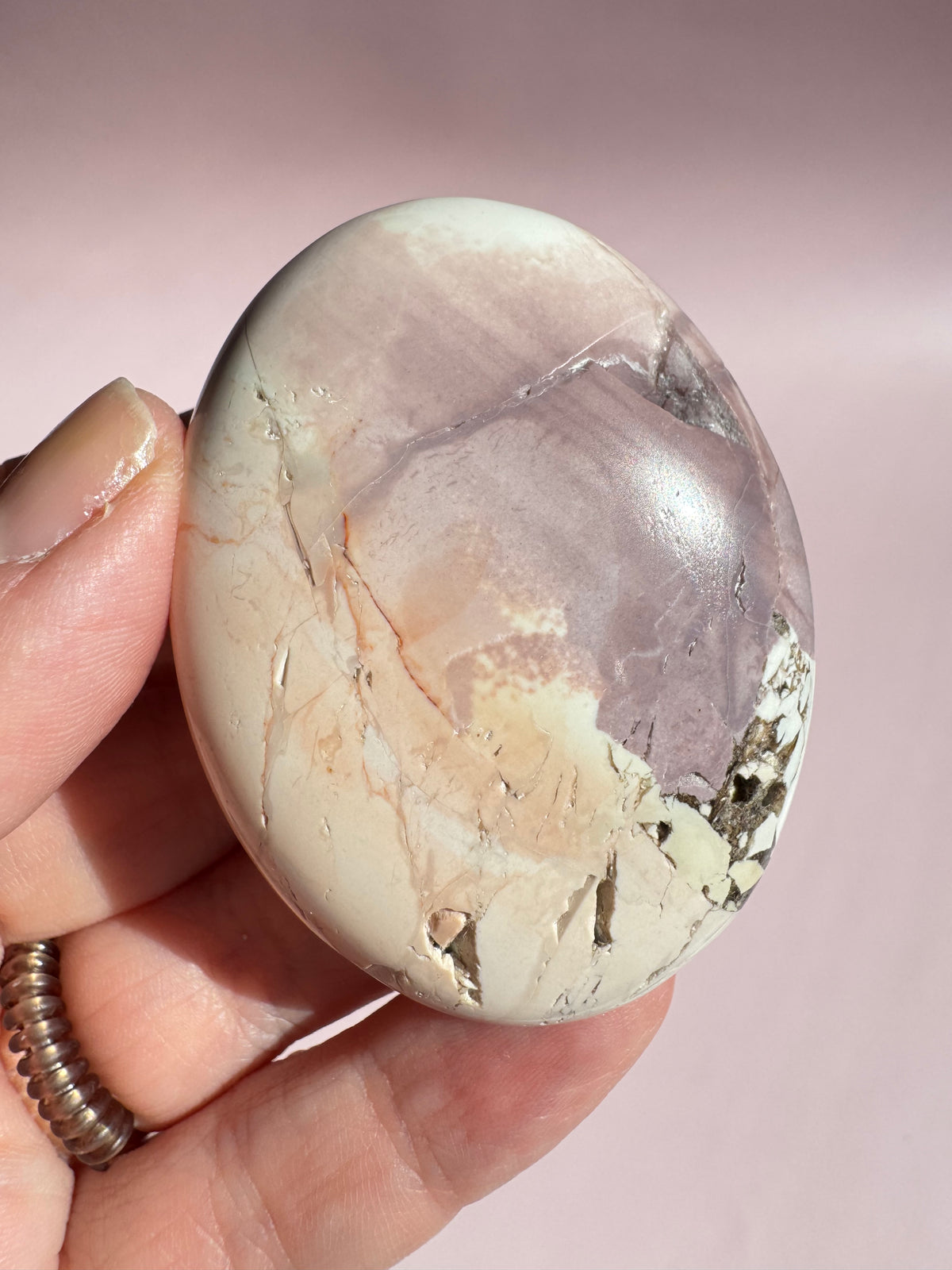 Hyacinth Jasper Palm Stone from Utah - ITEM T