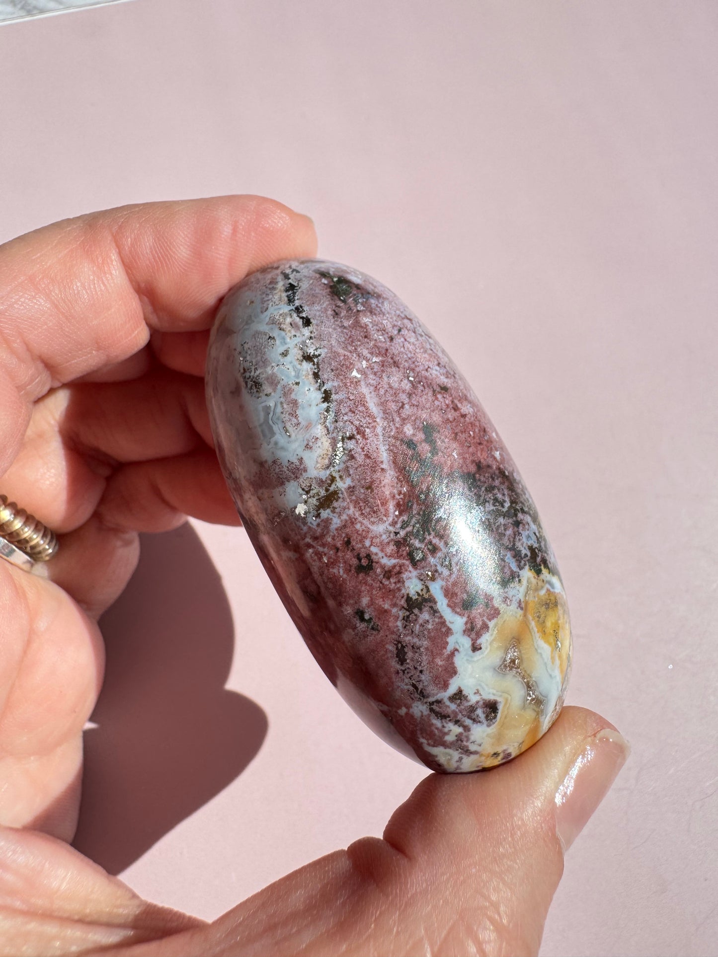 Unicorn Jasper Lingam - from India (Item R)