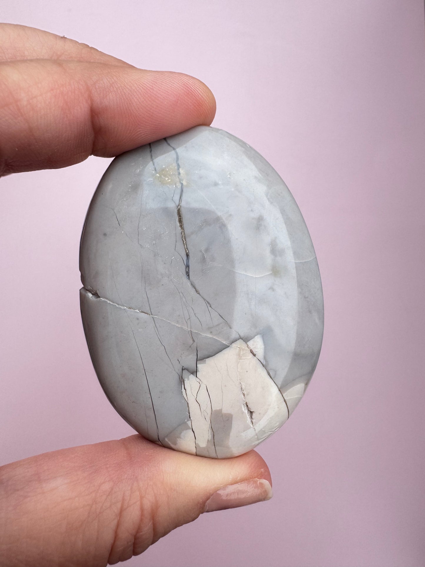 Hyacinth Jasper Palm Stone from Utah - ITEM M