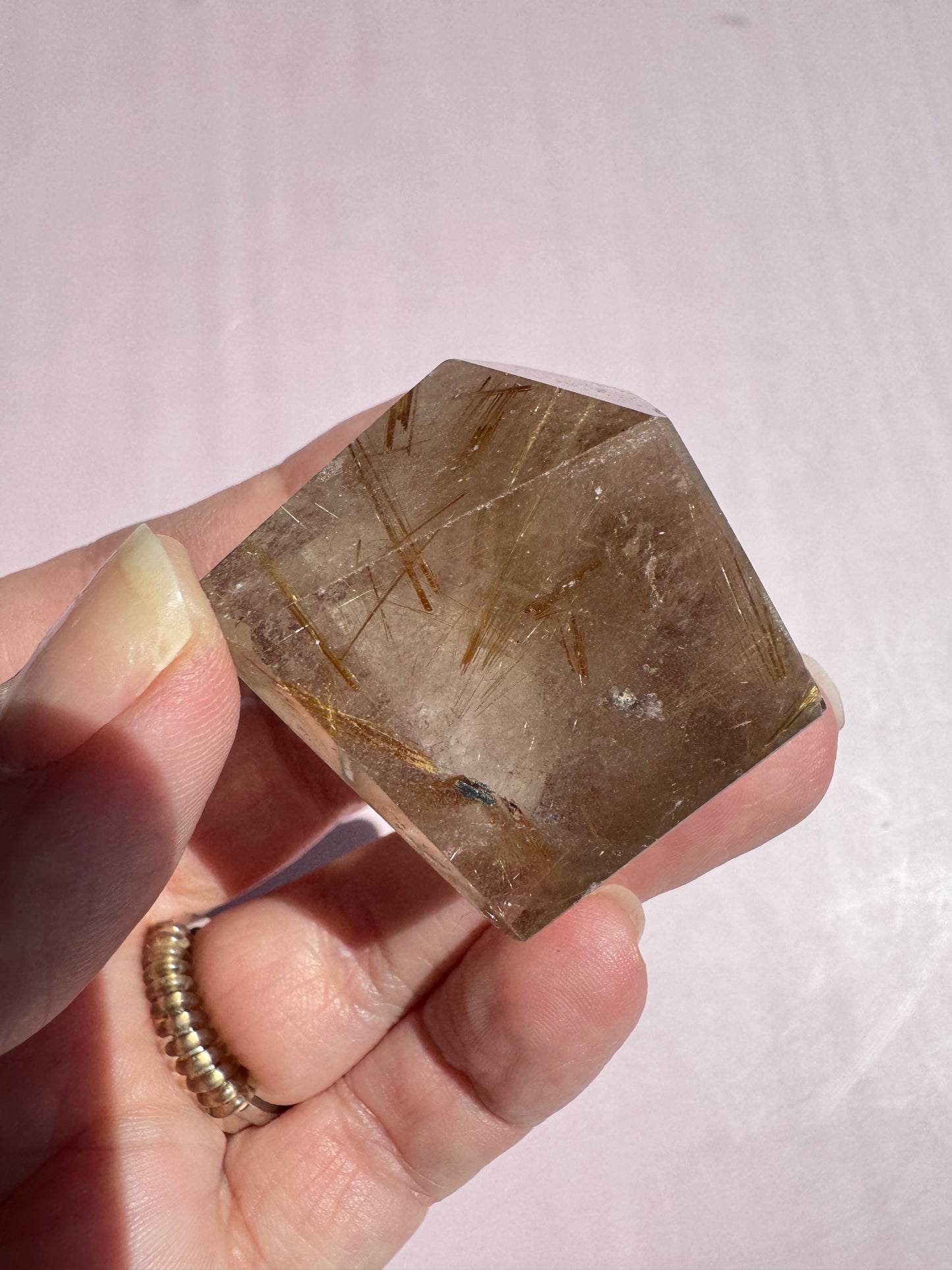 Golden Rutile Quartz Freeform - Item C