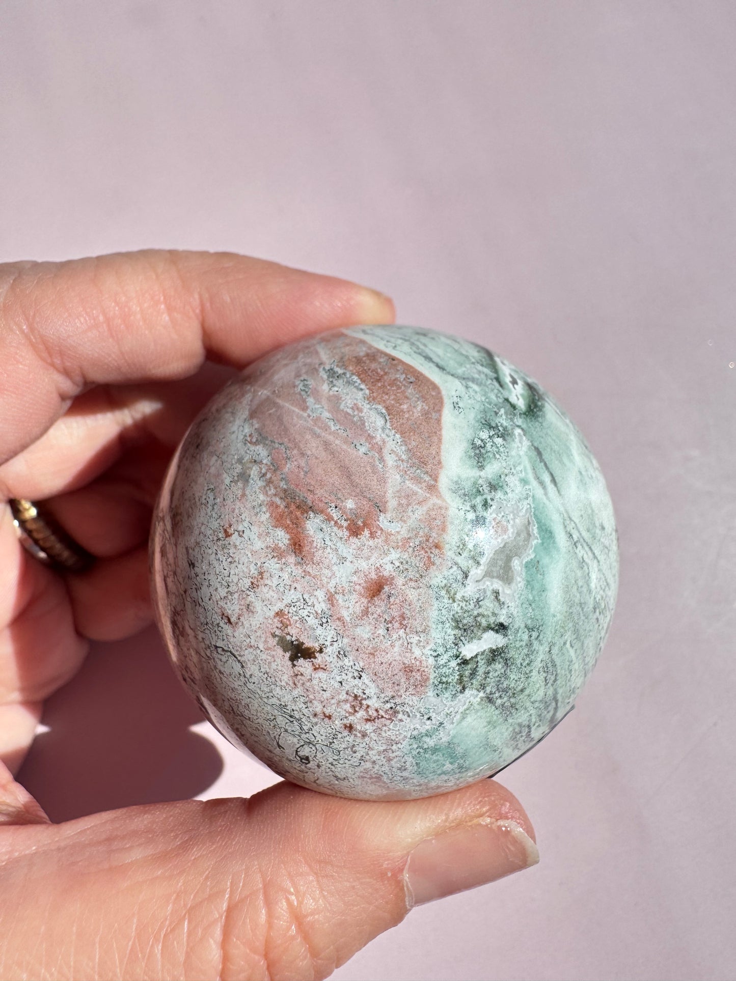Unicorn Jasper Sphere - from India (Item A)