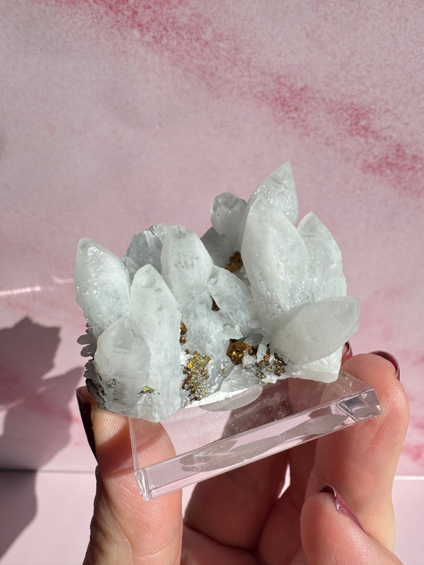 Quartz with Chalcopyrite Specimen - Item G