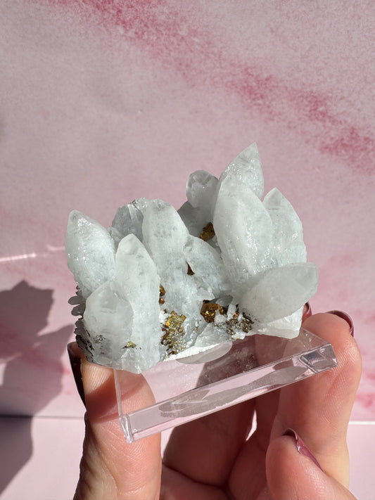 Quartz with Chalcopyrite Specimen - Item G