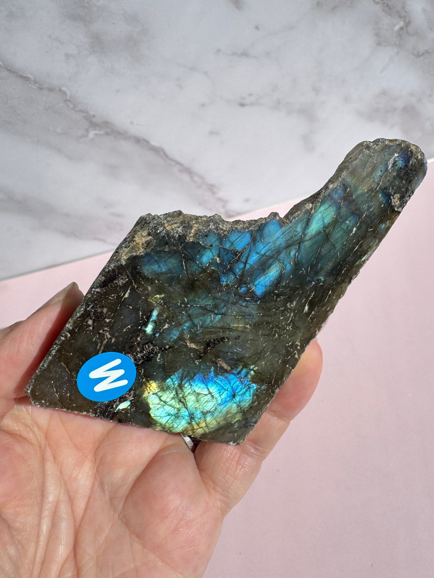 Labradorite Semi-Polished Slab - Item M