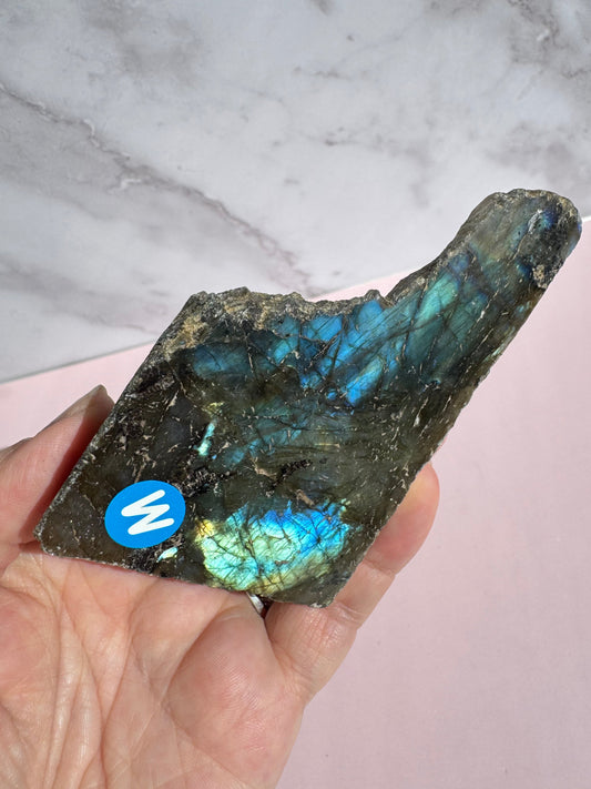 Labradorite Semi-Polished Slab - Item M