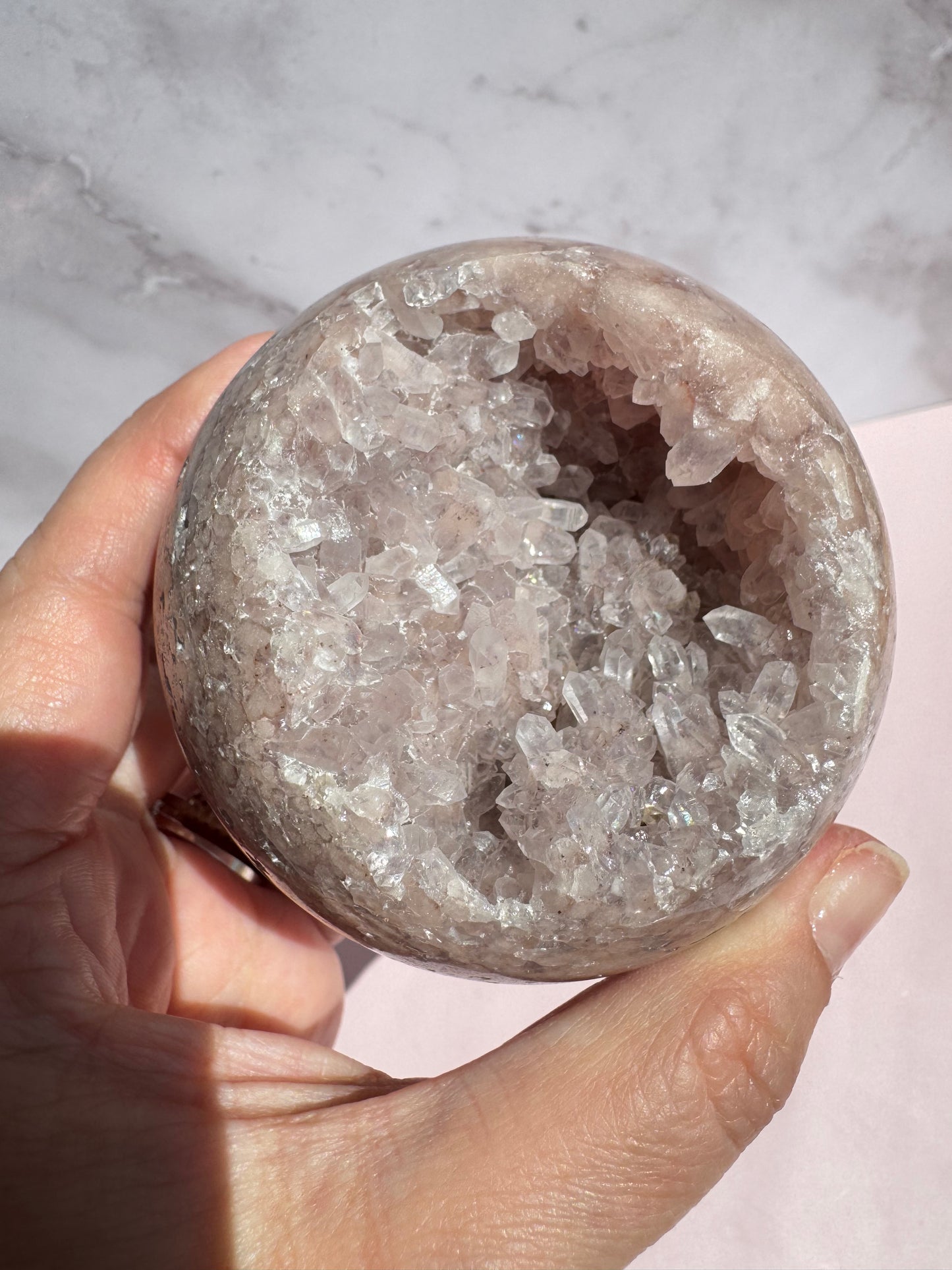 Pink Amethyst Sphere
