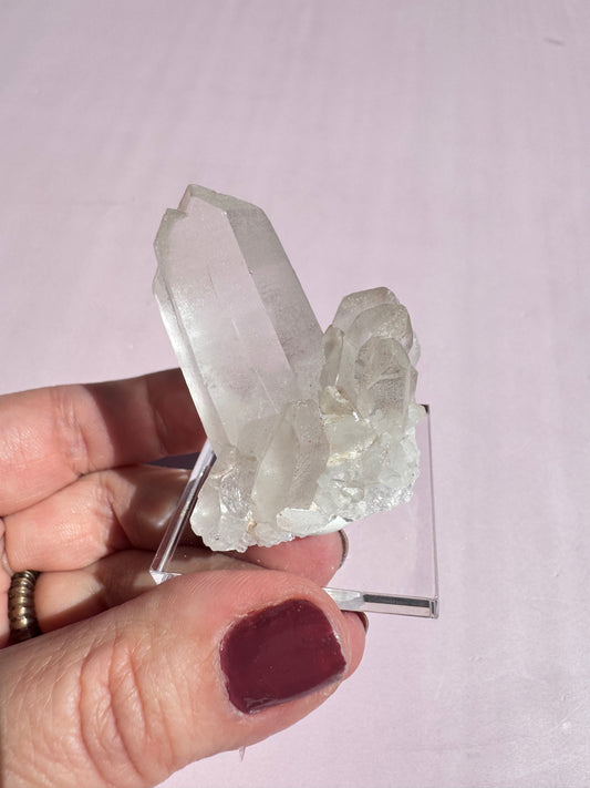 Pink Quartz Cluster - Item C