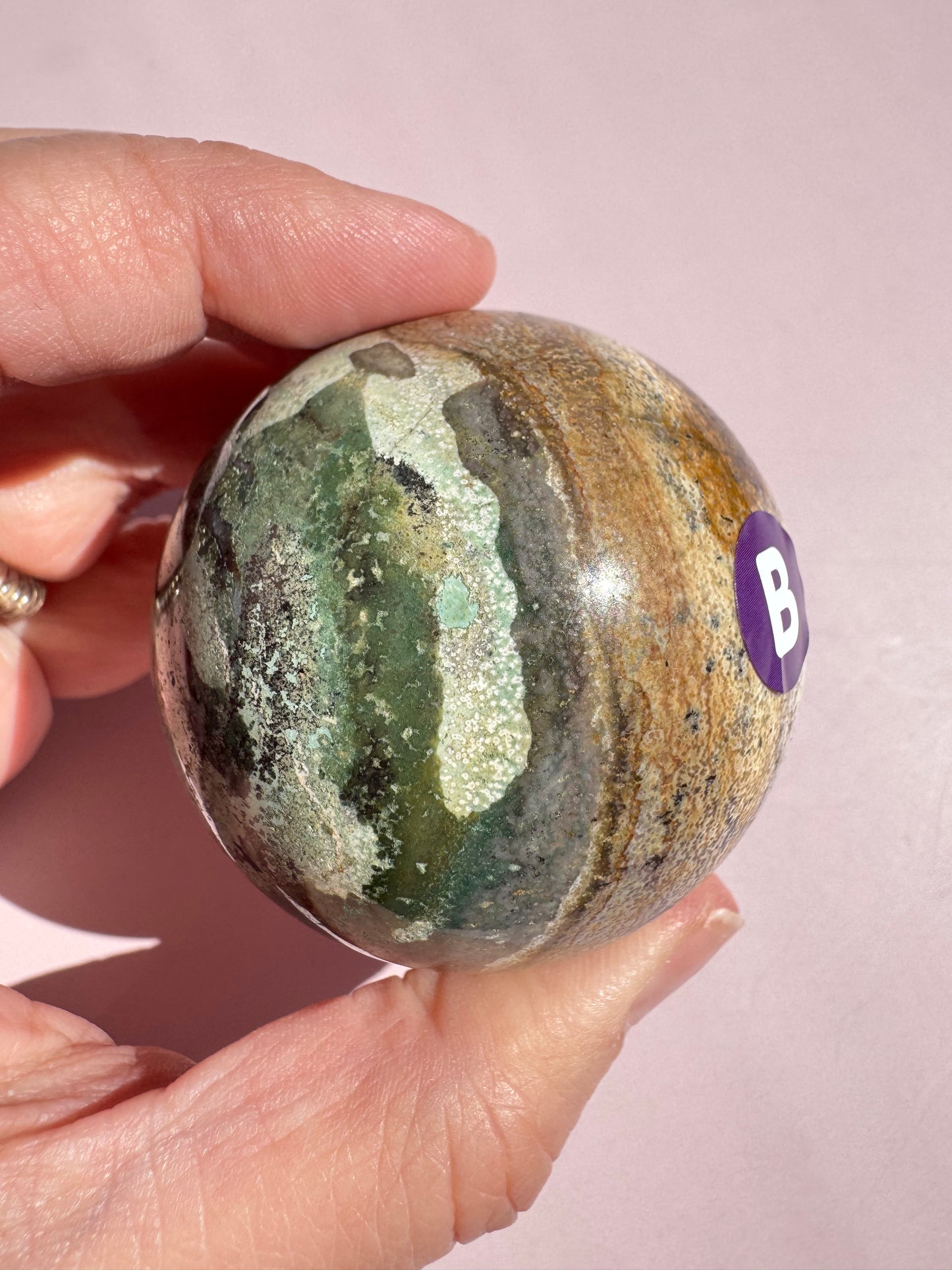 Unicorn Jasper Sphere - from India (Item B)