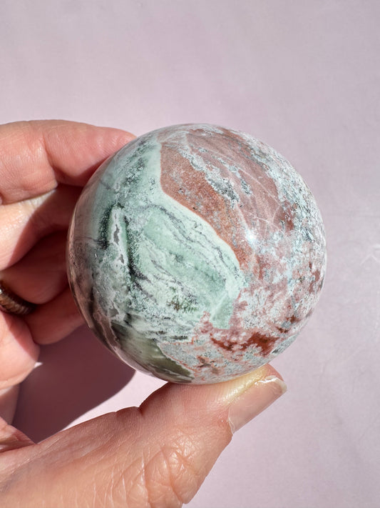 Unicorn Jasper Sphere - from India (Item A)