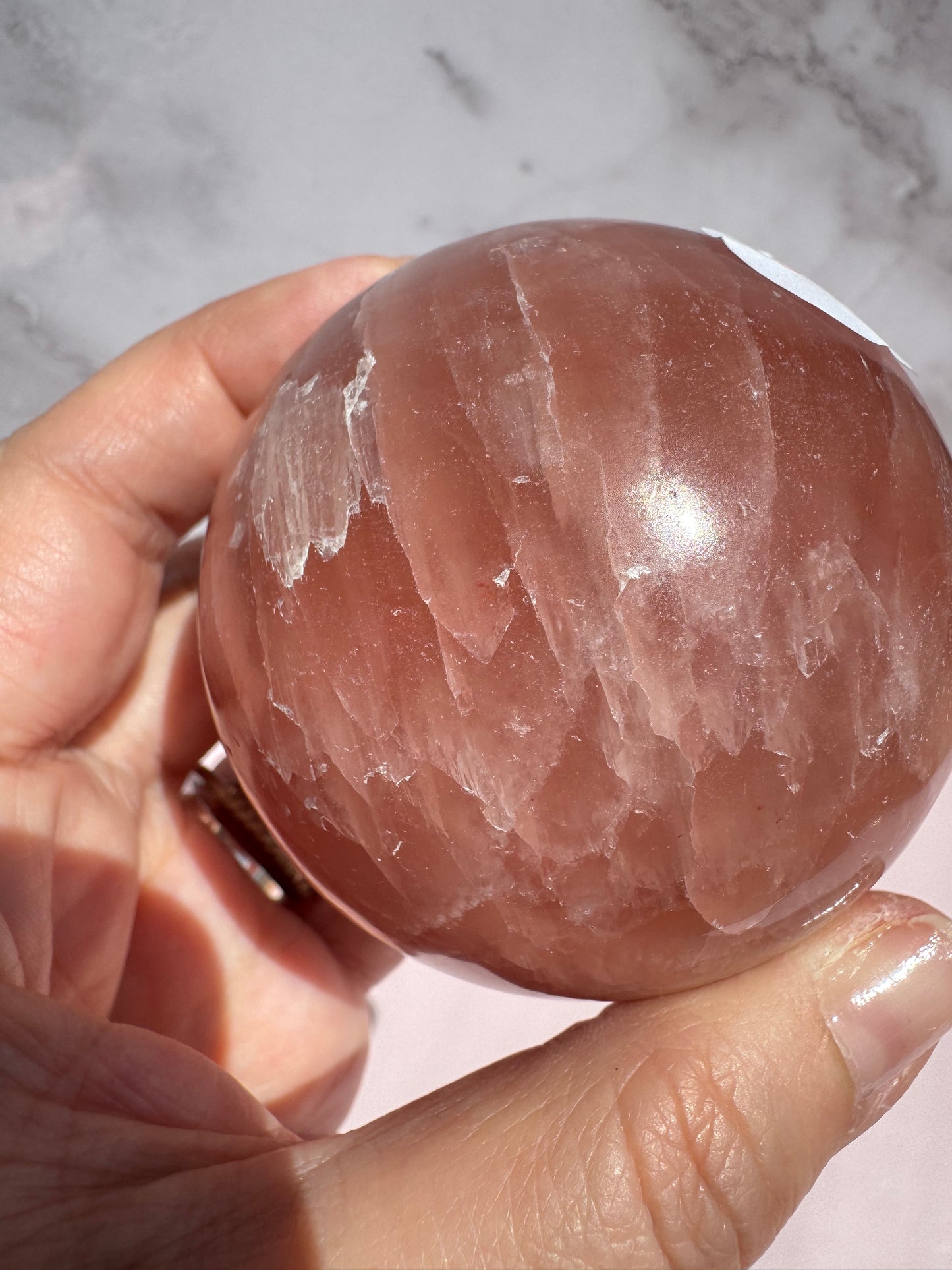 Rose Calcite Sphere