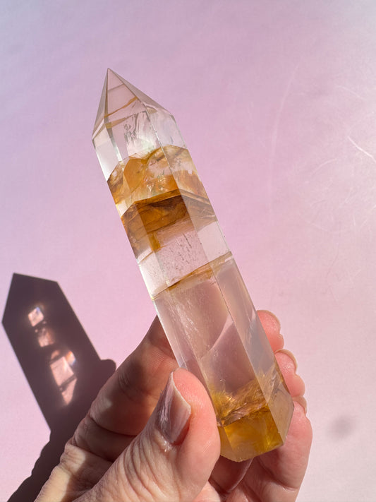 Golden Healer Quartz Tower
