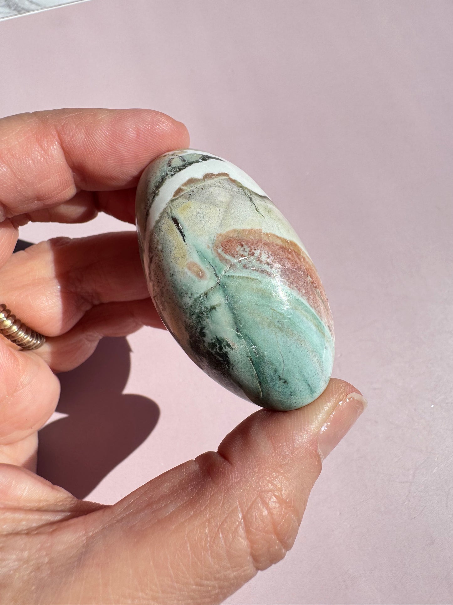 Unicorn Jasper Lingam - from India (Item Q)