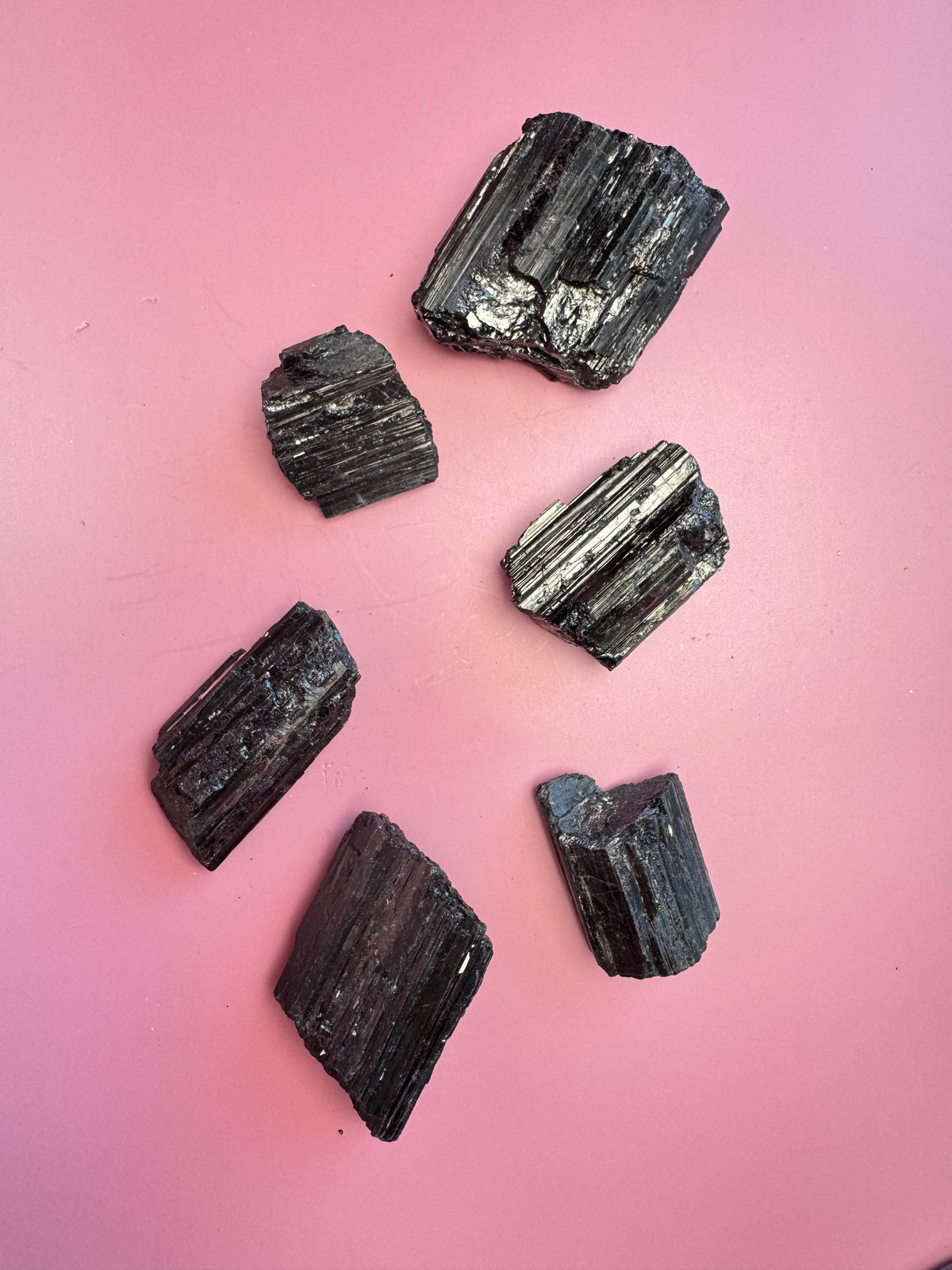 Black Tourmaline Raw Pieces