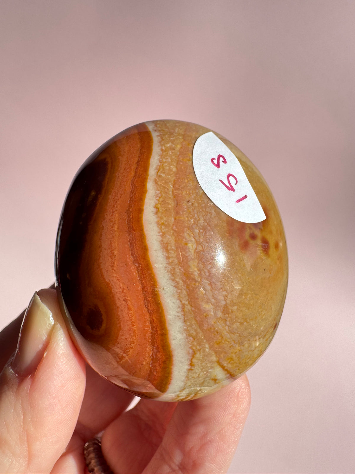 Polychrome Jasper Palm Stone - Item S