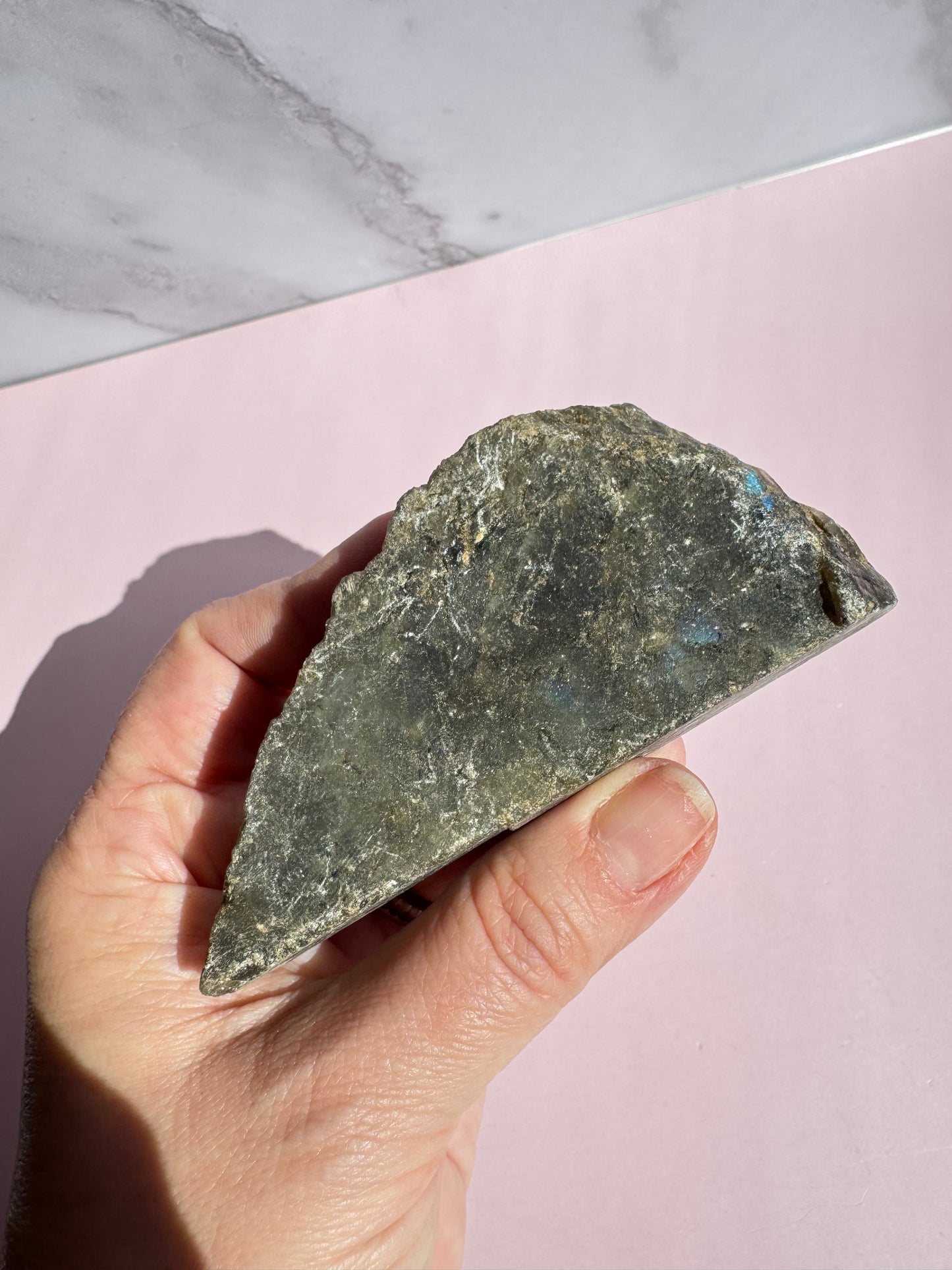 Labradorite Semi-Polished Slab - Item F
