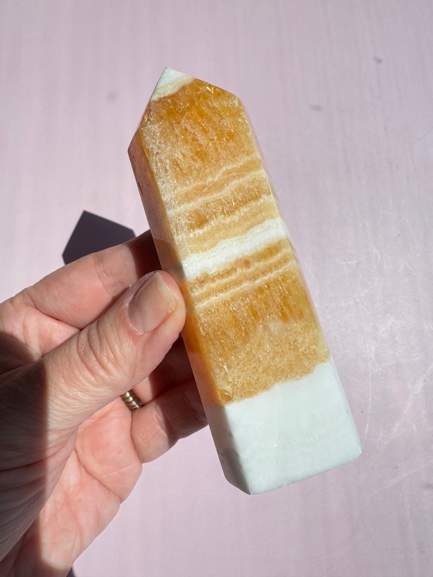 Orange Calcite Tower - Item D